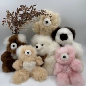 Alpakų vilnos žaislas TEDDY 30 cm (įvairios spalvos)